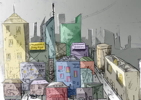 Concept art of Peteswood City [Sunrise]