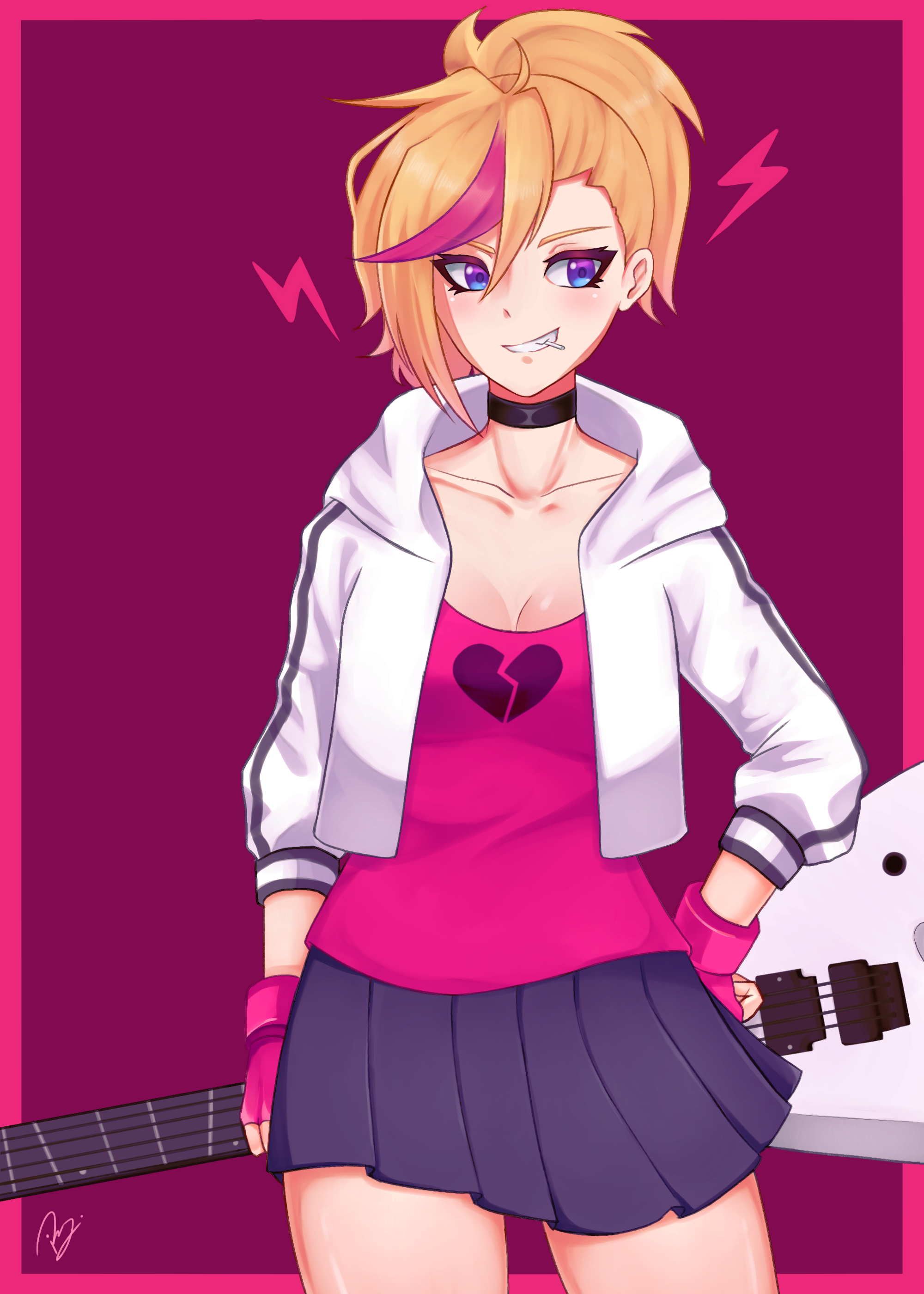 Muse Dash - Bassist Rin by Rinlijin on DeviantArt