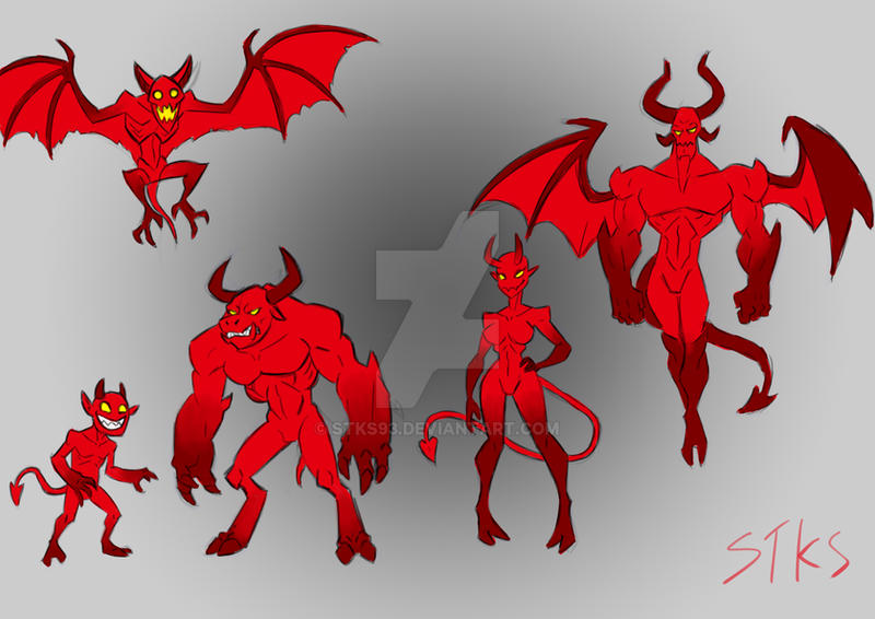 Hawk Red Demon Red Demons by STKS93 on DeviantArt