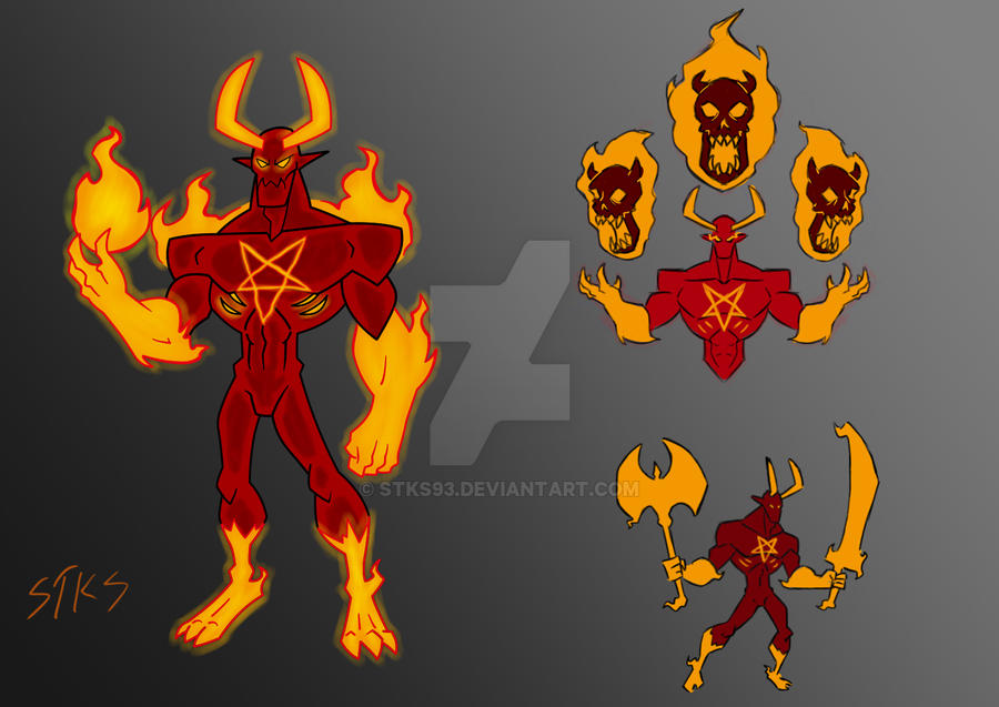 Basic Fire Demon Fire demon by STKS93 on DeviantArt