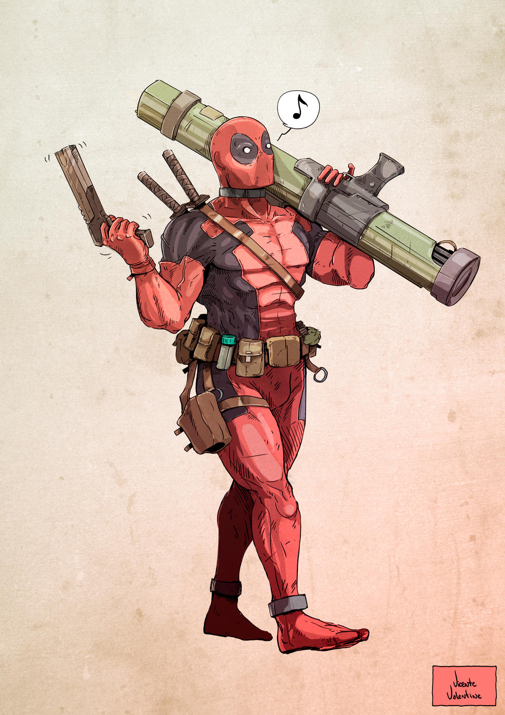 Deadpool - Fan Art by VicenteValentine on DeviantArt