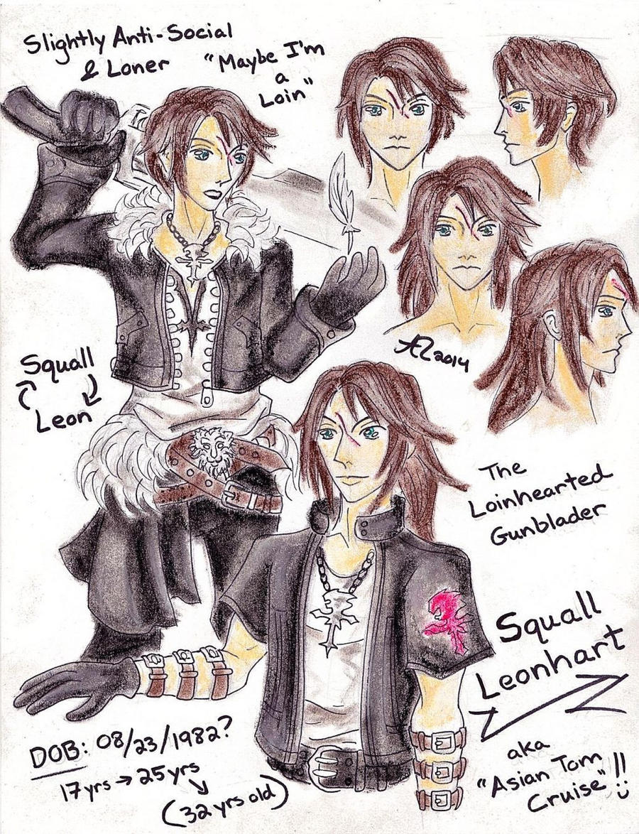 FF B-Day Speed Sketch: Squall Leonhart