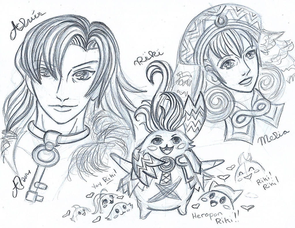 Xenoblade Chrioncles sketch 3