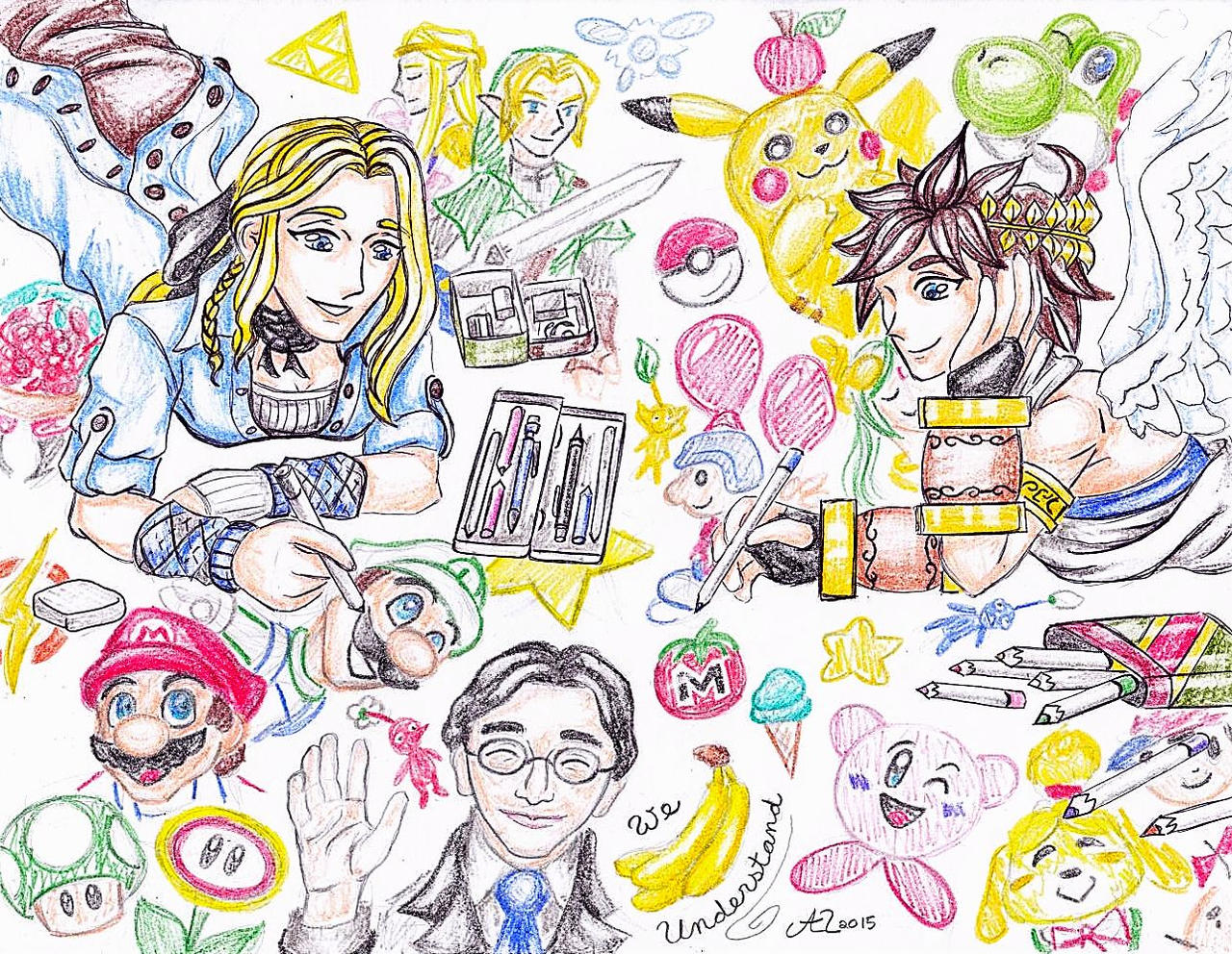 A Doodling Tribute - Satoru Iwata