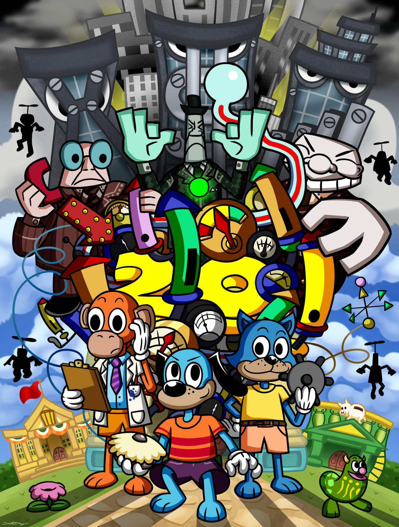 Toontadtic Twenty Toontastic Years by SodaDog on DeviantArt