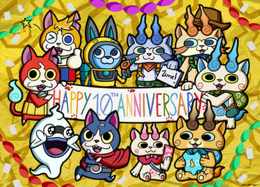 Yo-kai Watch 10th Anniversary!!!