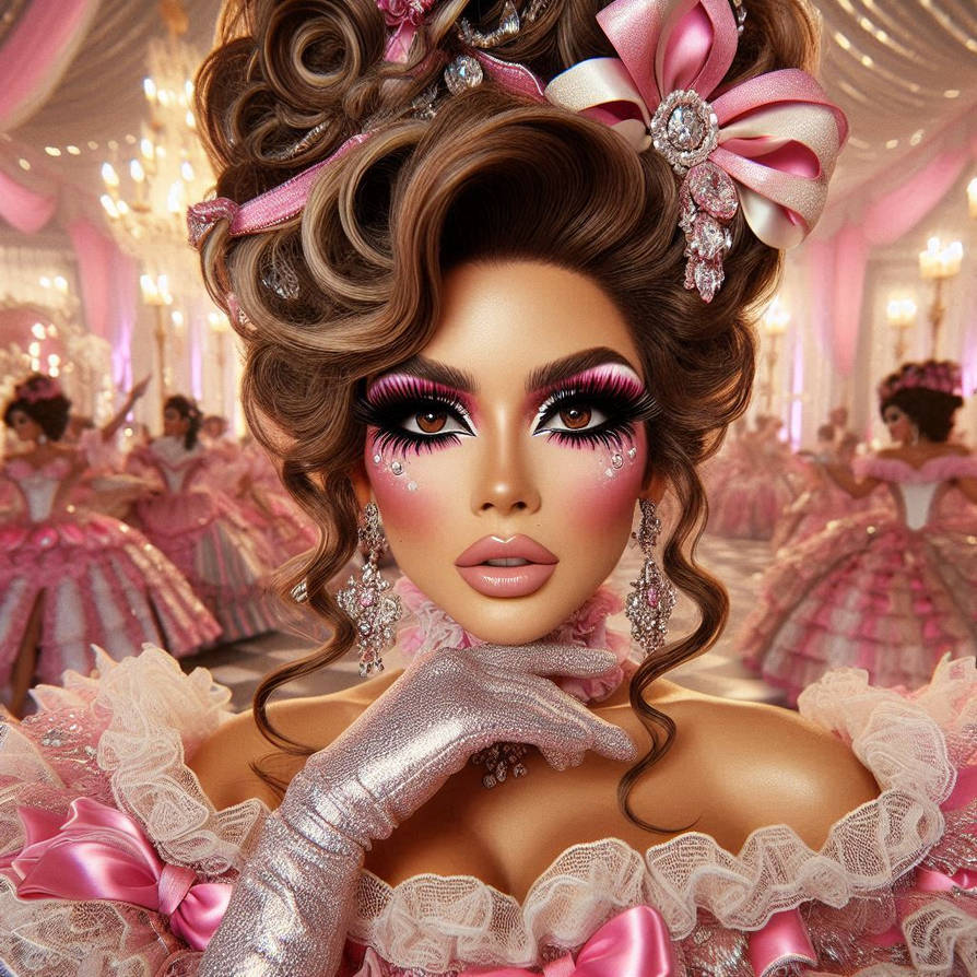 Pink Rococo Oc Design Pink rococo ballroom beauty by aimeemorgan on DeviantArt