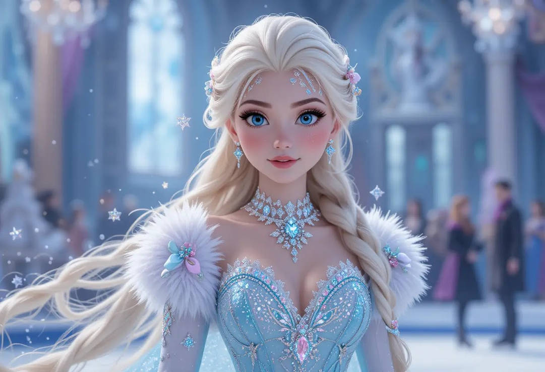 Elsa Struts Elsa ice skating by aimeemorgan on DeviantArt
