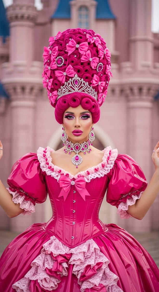 Pink Rococo Oc Design Pink rococo princess by aimeemorgan on DeviantArt