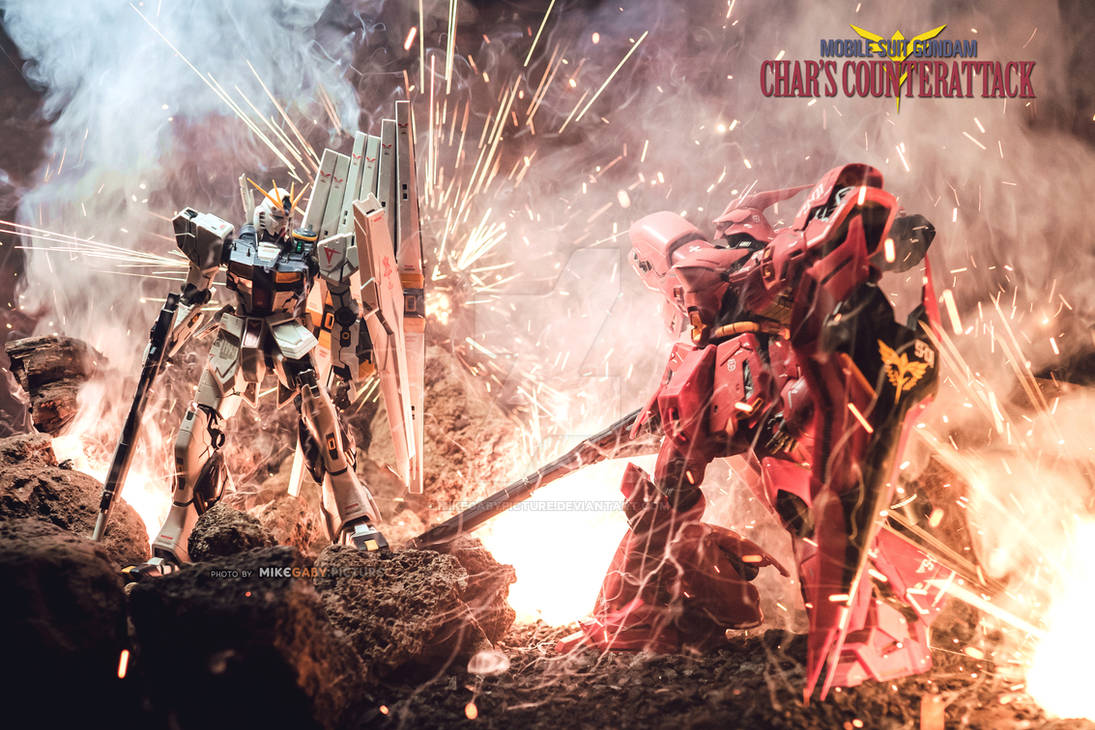 Gundam Char's Counter Attack by MikeGabyPicture on DeviantArt