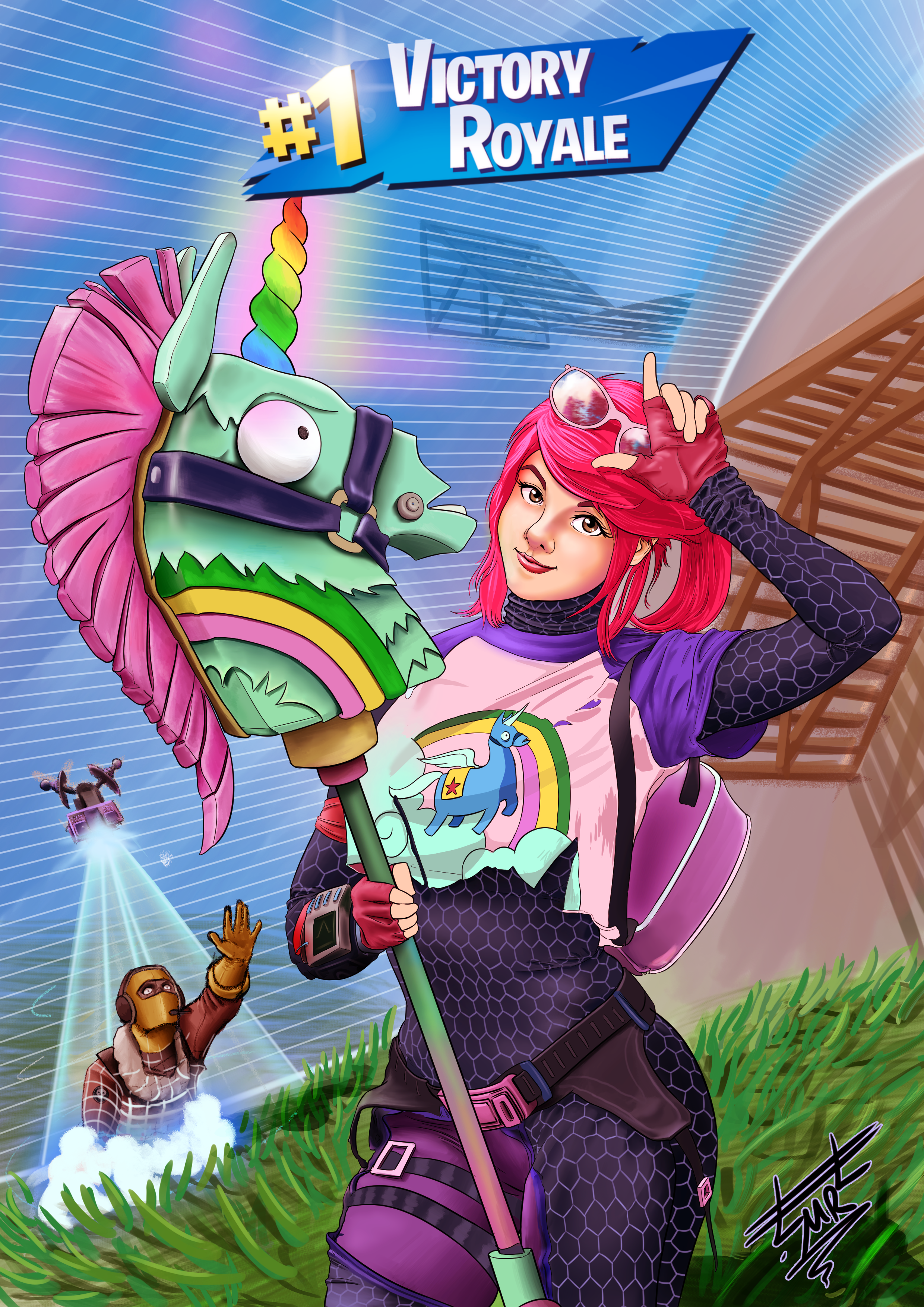 Victory Royale Littlejem Fortnite Fanart By Prvnikrev On Deviantart