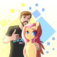 Mr Beast and Fluttershy