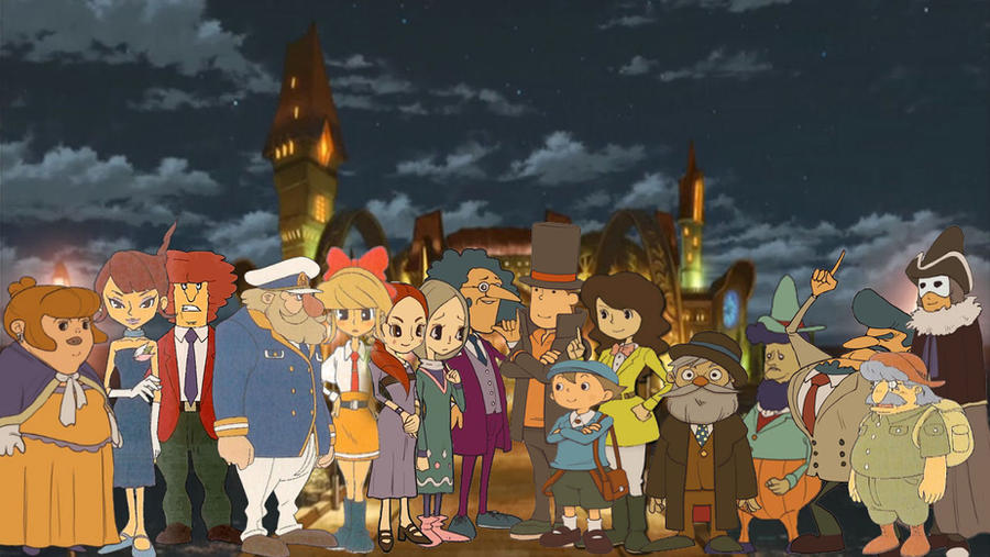 Professor Layton and the Eternal Diva wallpaper