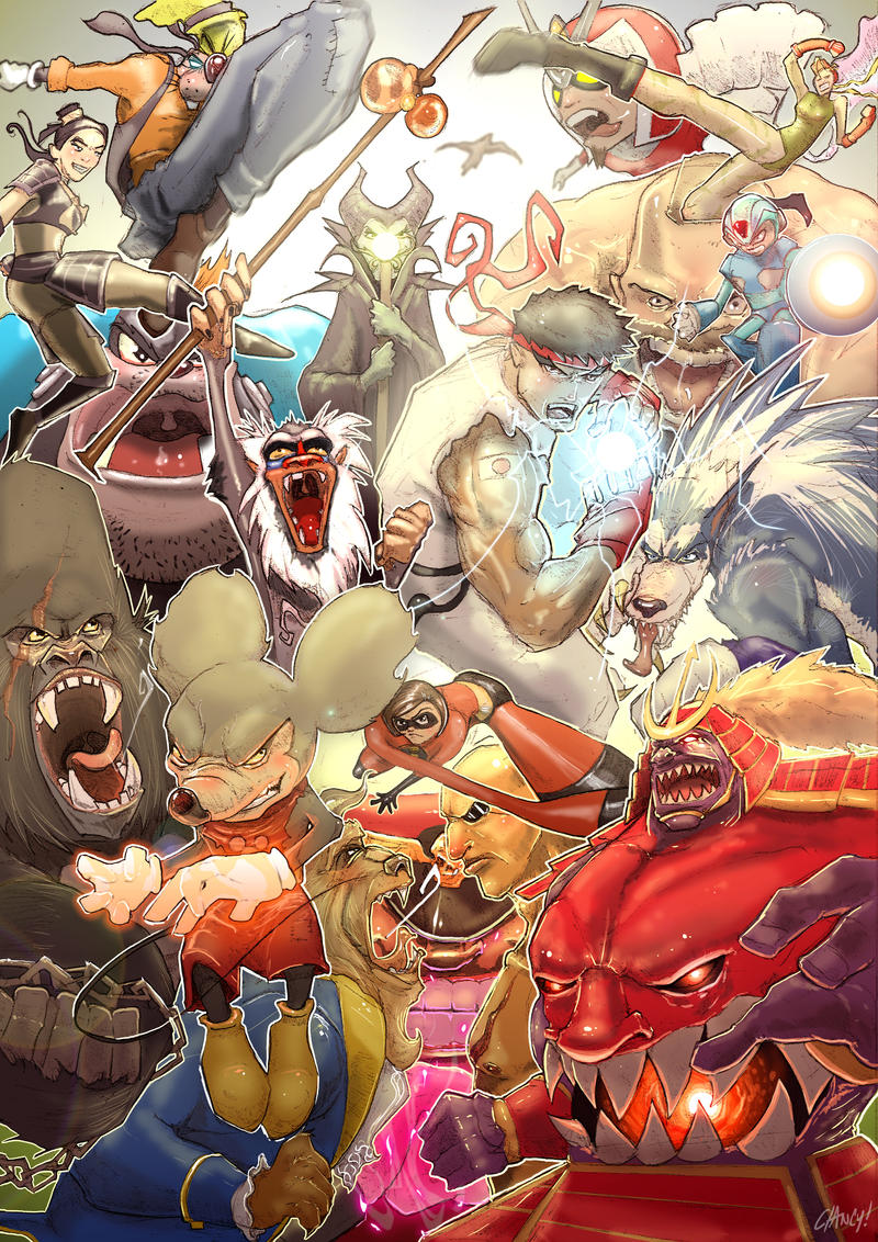 DISNEY vs CAPCOM by C-CLANCY on DeviantArt