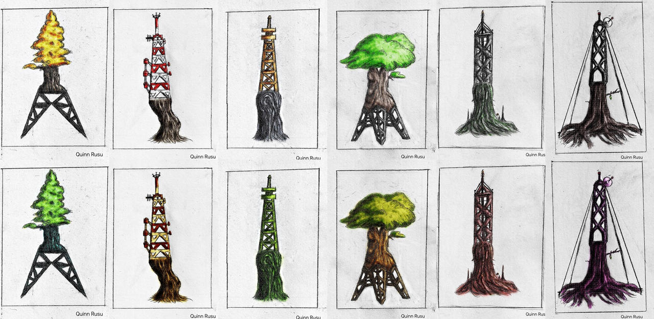 Radio Trees by Quinn-Red on DeviantArt