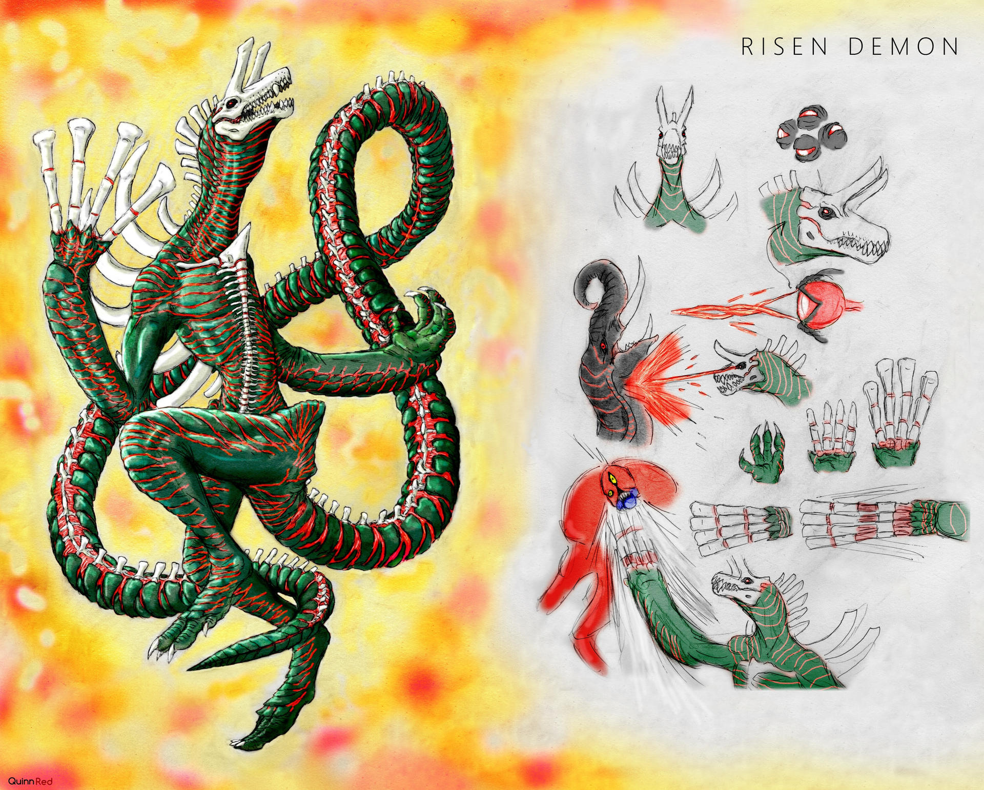 Deviantart Risen Commission: Risen Demon by Quinn-Red on DeviantArt