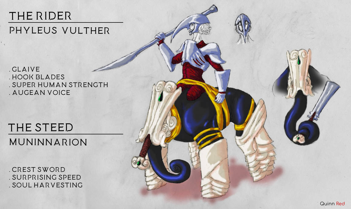 Oni Rider Steed The Rider and The Steed by Quinn-Red on DeviantArt