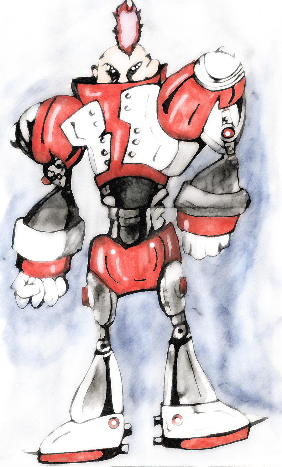 Cyborg Mohawk Mohawk Cyborg by losman126 on DeviantArt