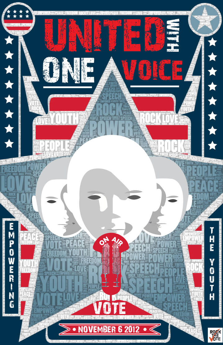 Propaganda About Rocks Rock The Vote Propaganda Poster by cuppaosh on DeviantArt