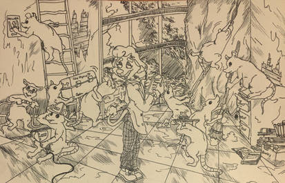 Inktober 2019 - Mindless