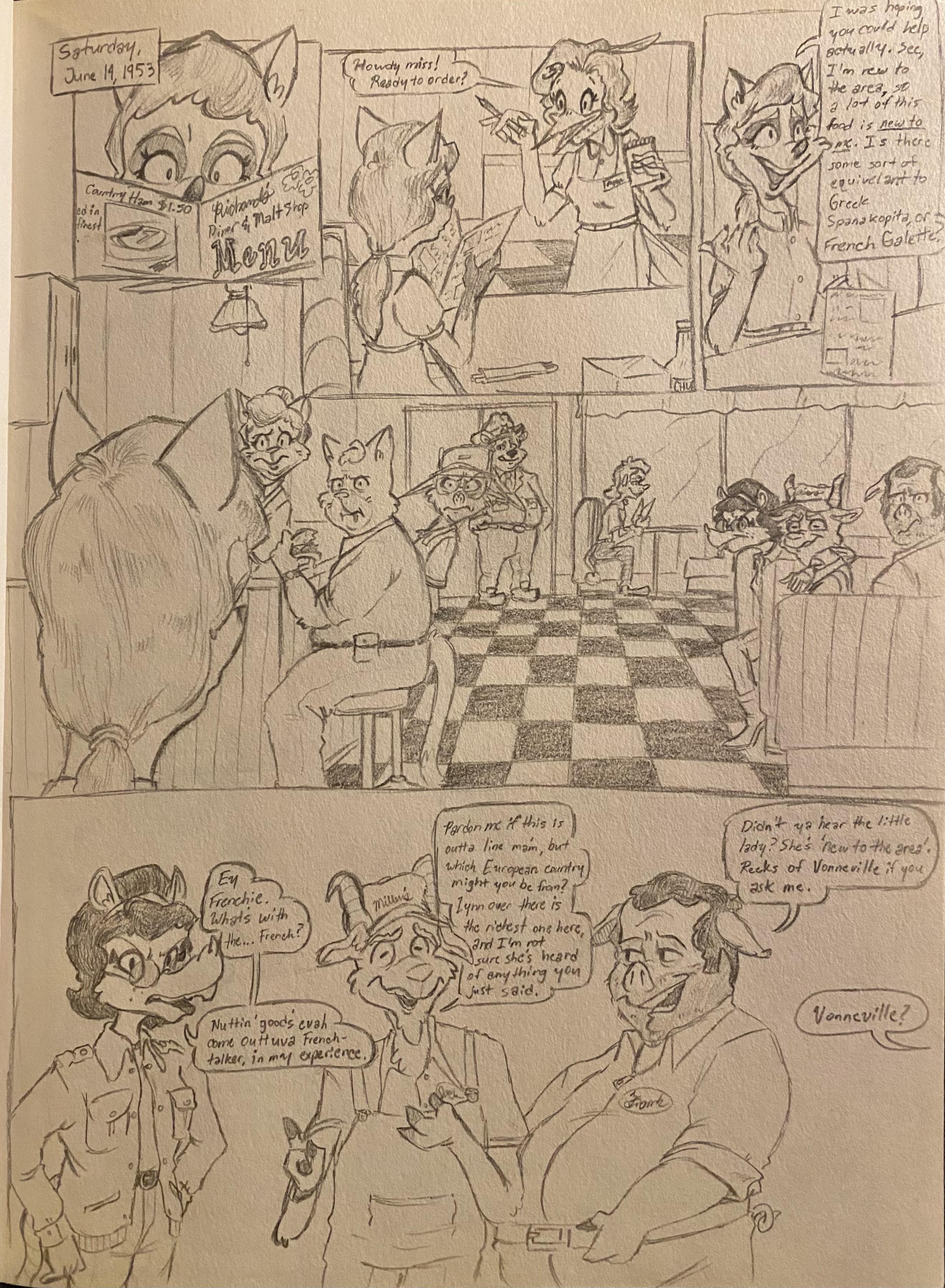 Gone Missing Pg. 2 (Unfinished Comic)