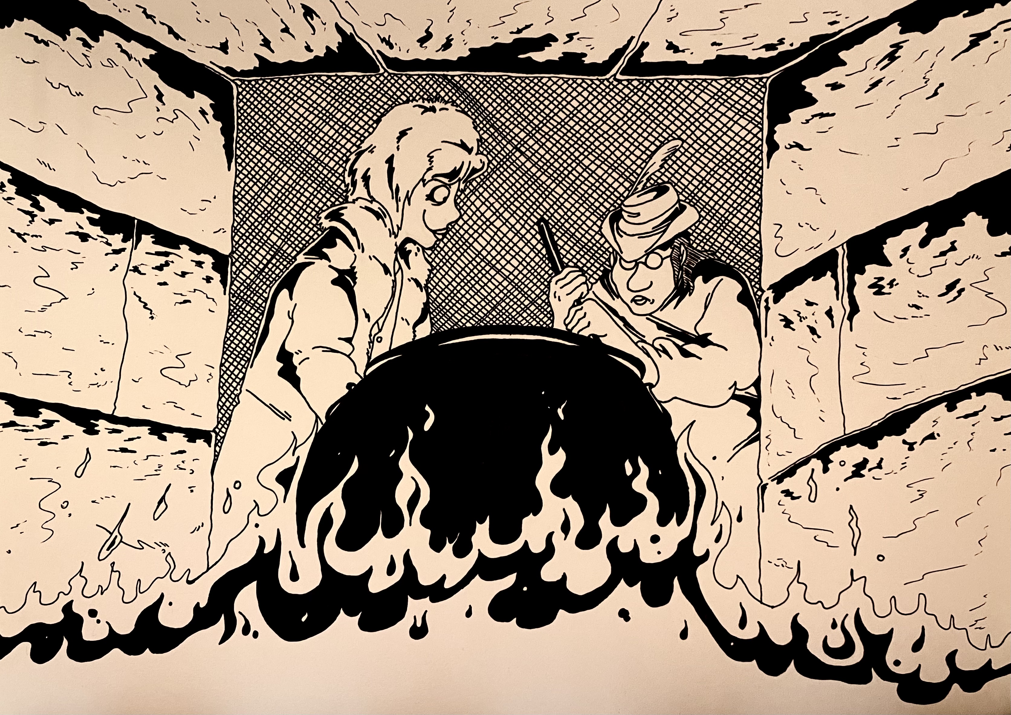 Inktober 2023 - Fire