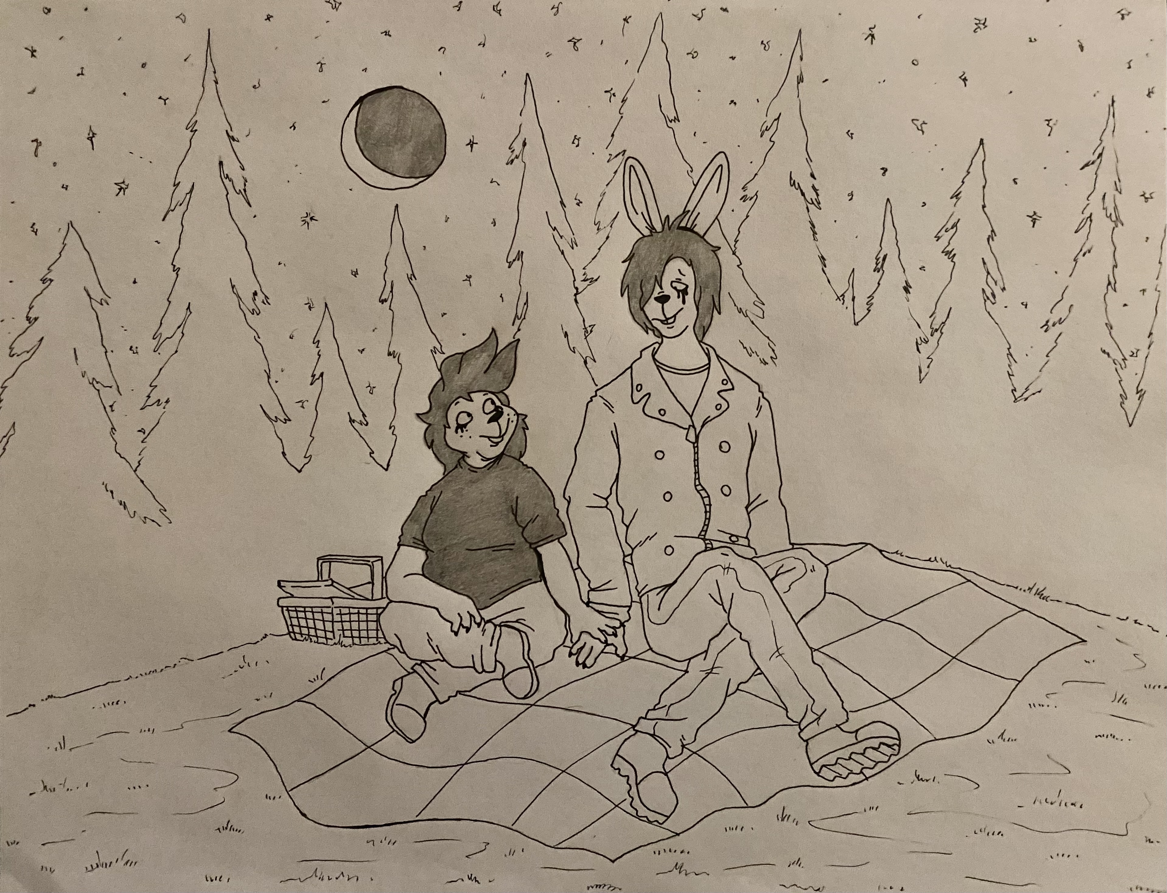 Moonlit Picnic Commission