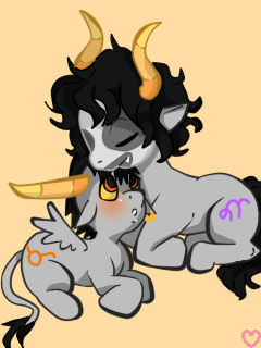 (Tavros and gamzee ponys)