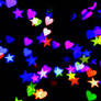 Heart + Star Bokeh Texture 2