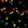 Heart Pattern Bokeh Texture