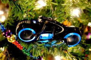 Tron Light Cycle Ornaments III