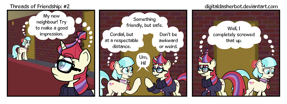 Threads of Friendship: #2 by DigitalDasherBot on DeviantArt
