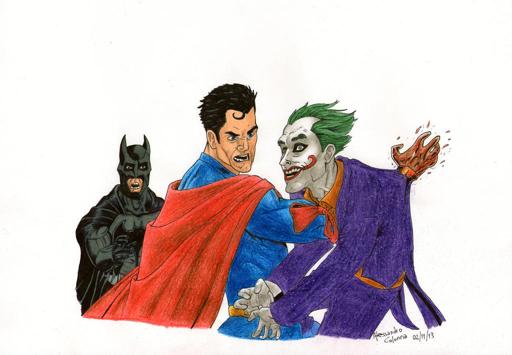 Superman Kills Joker by AlessandroColonnaART on DeviantArt