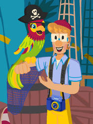 Cap'n Turbot and the Pirate Parrot! by AresAriborn