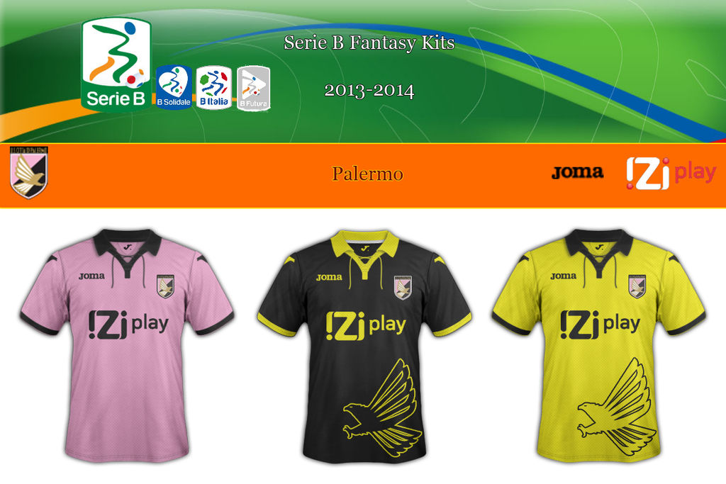 Palermo Fantasy Kits - Serie B 2013-2014 by TimonFM on DeviantArt