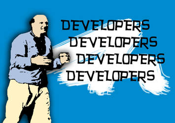 Steve Ballmer 'Developers' t-shirt