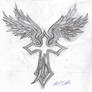 Tribal Wings + cross