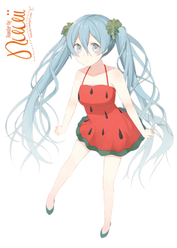 Miku Hatsune - Render #38