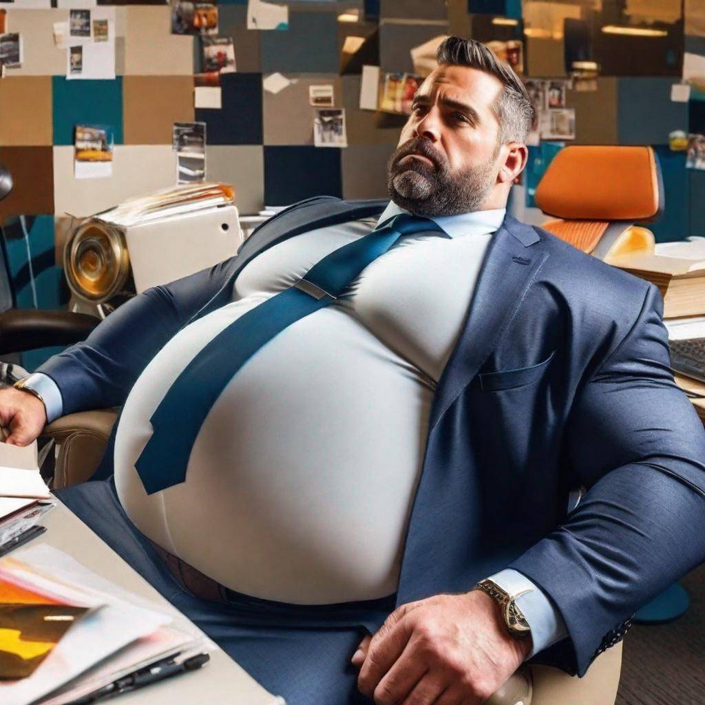 Jay Harrington - Office Weight Gain