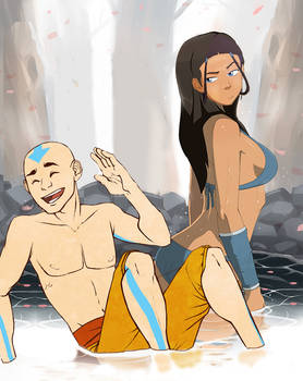 Aang Katara Merge 1