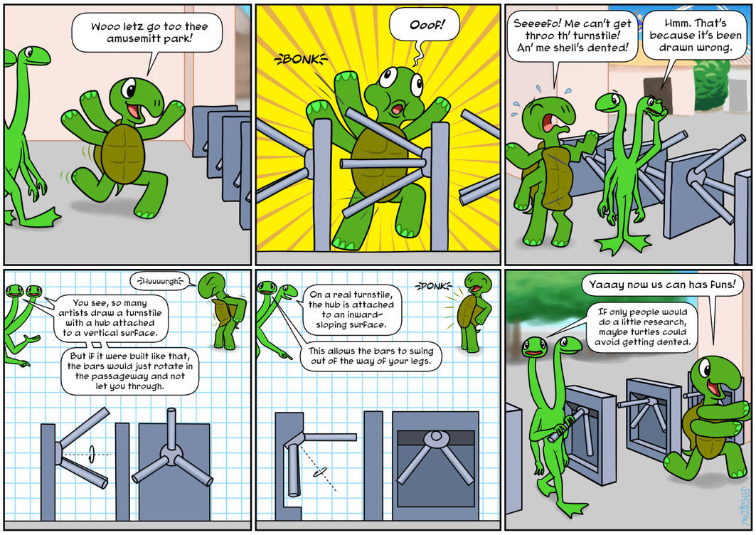 Kturtle Design KT vs. the Turnstile by KTurtle on DeviantArt