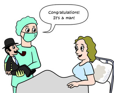 Congratulations! It's a man!