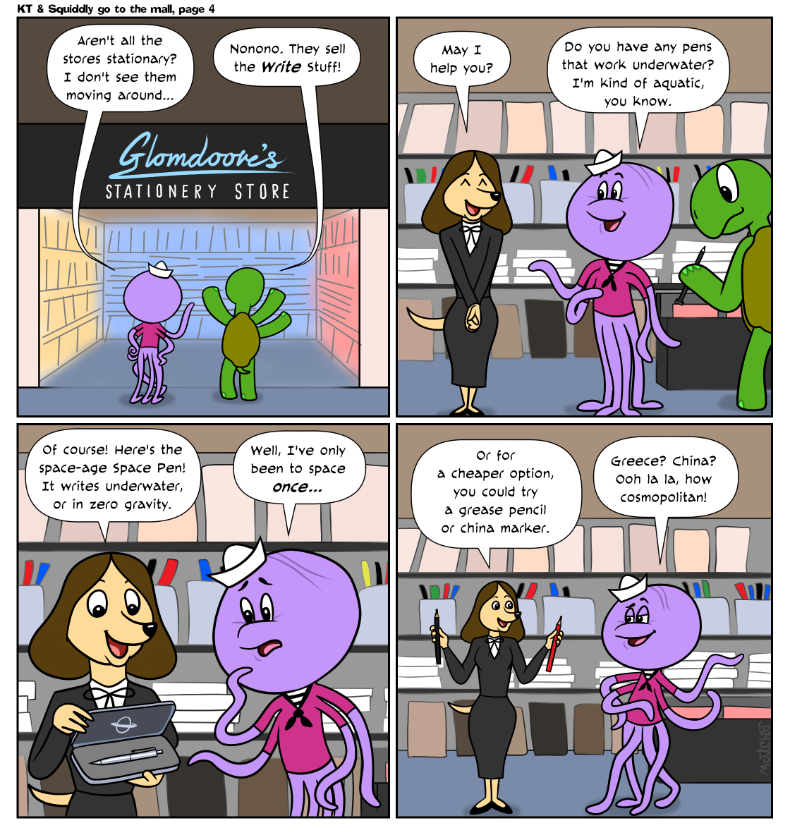 Squiddly System KT Squiddly go to the mall, page 4 by KTurtle on DeviantArt