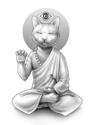 Meditate Cat