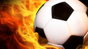 football on fire