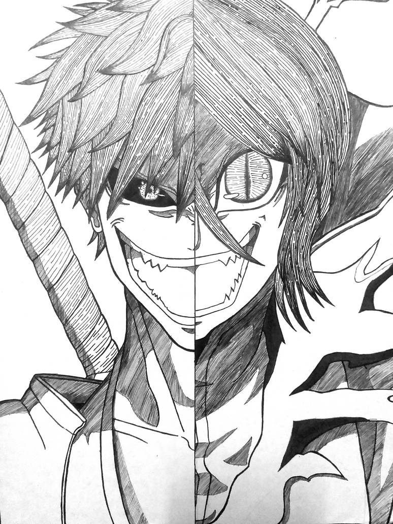 Hollow Ichigo(Bleach Anime\Manga) by shorterazer on DeviantArt