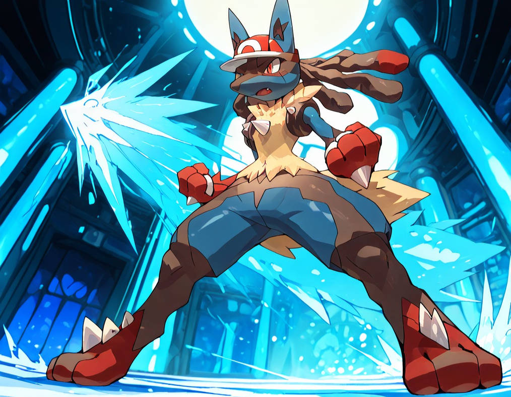 Ash mega lucario. by delphoxita on DeviantArt