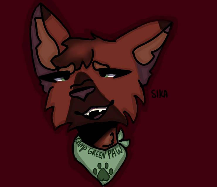 a lil doodle of my theriotype by sikaluv on DeviantArt