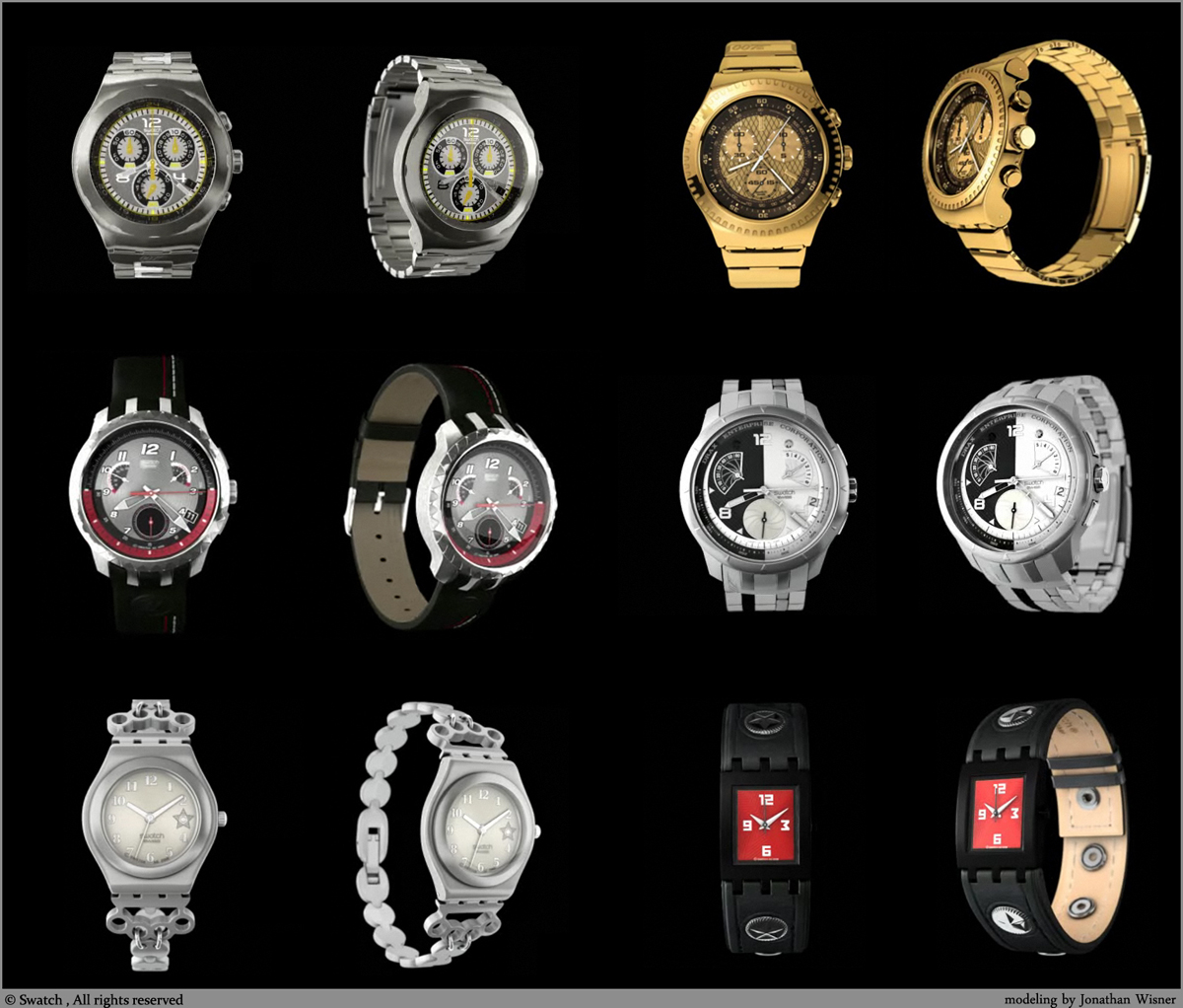 official Swatch 007 collection by B0R on DeviantArt