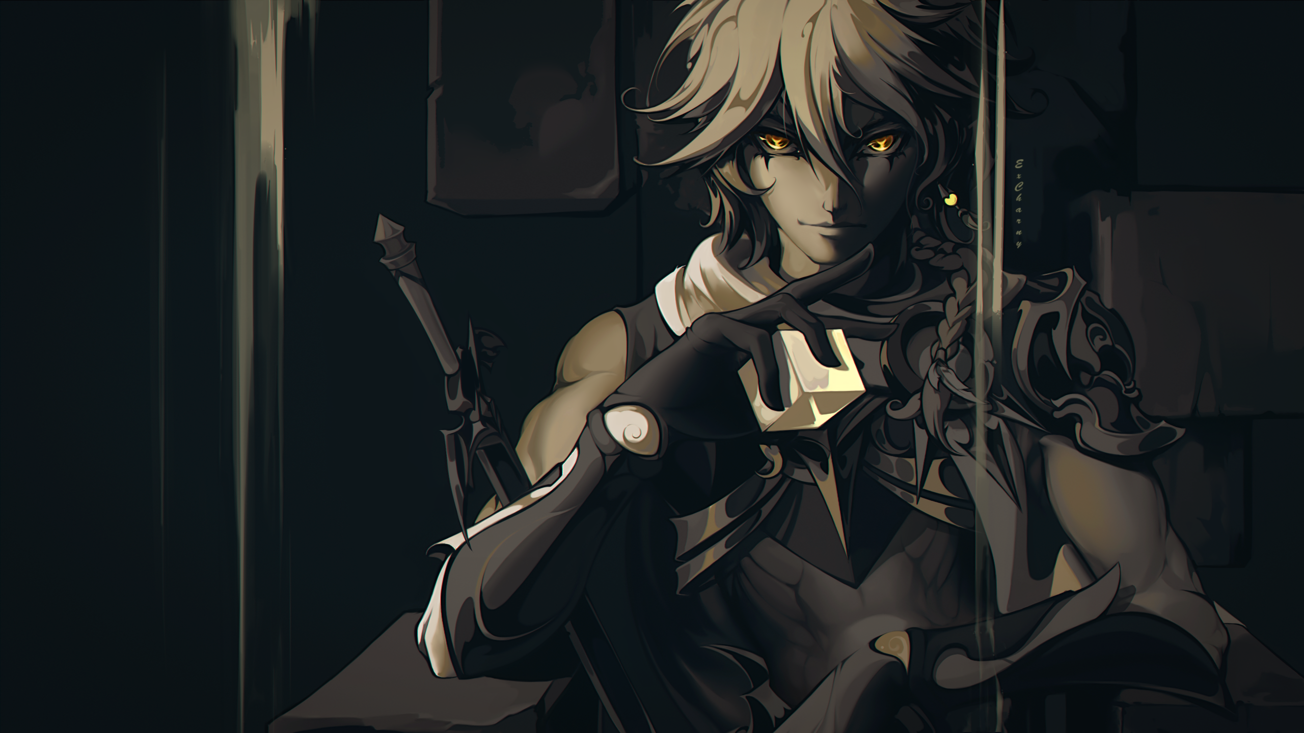 Traveler Genshin Impact Fanart By Excharny On Deviantart Traveler Genshin Impact Fanart By Excharny On Deviantart
